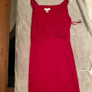 Ann Taylor Loft red cocktail dress - size 6